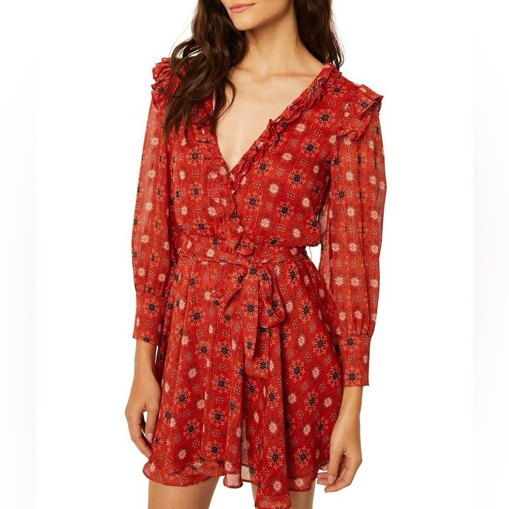 Misa Los Angeles Veruka Long Sleeve Mini Dress